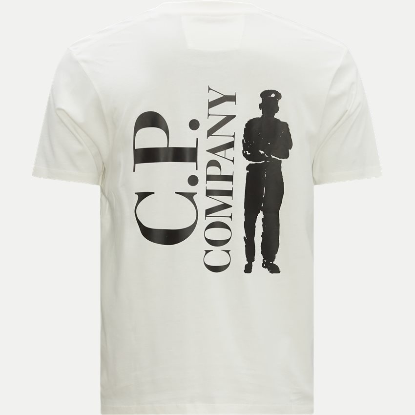 C.P. Company T-shirts TS190A 6011W OFF WHITE